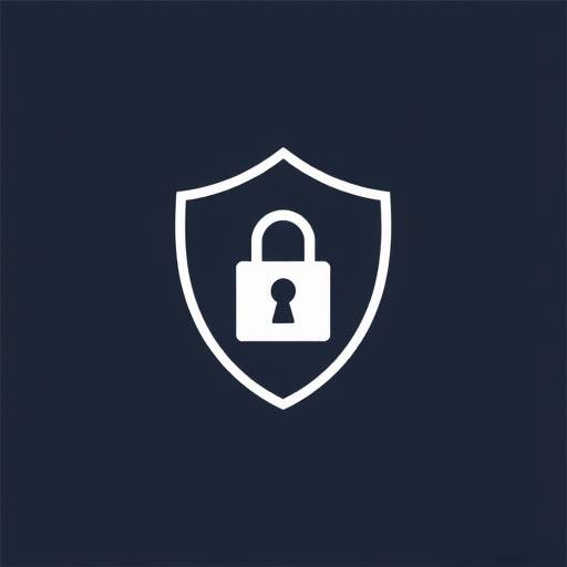 Data security icon symbolizing protection and privacy.